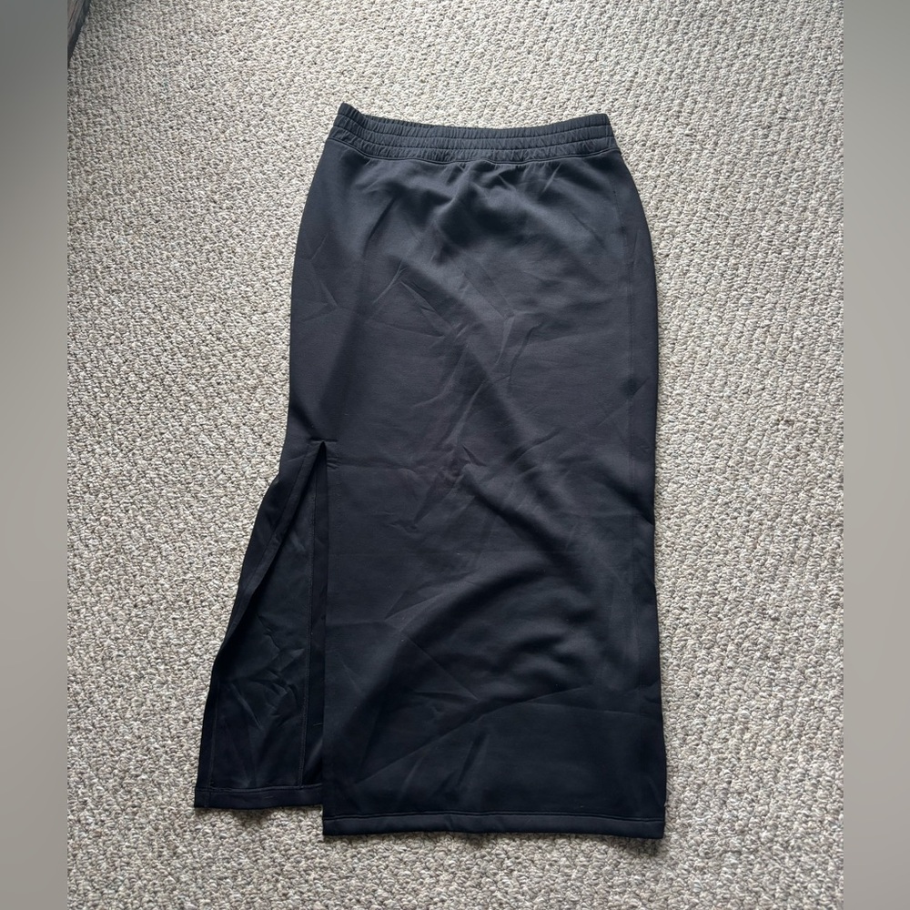 Abercrombie neoknit black skirt, long